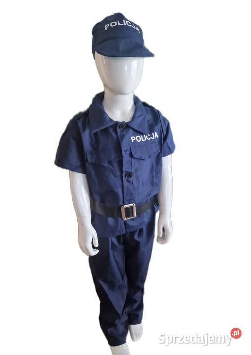 kostium przebranie Policjant Policja strój bal S Ubrania wizytowe i koszule lubelskie Biała Podlaska