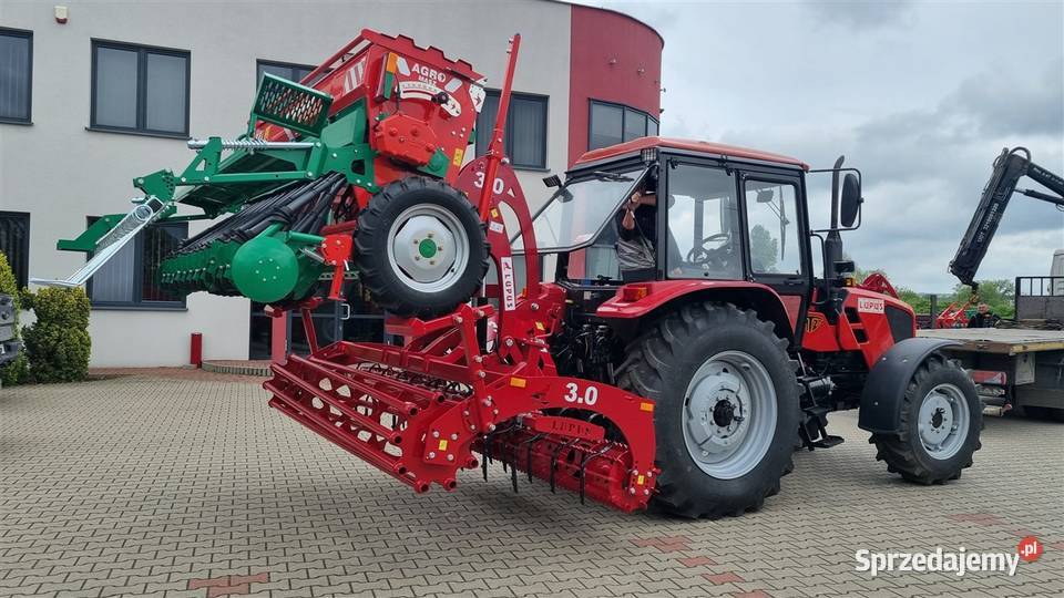 Agregat uprawowo siewny LUPUS 3m PRODUCENT Ciechanów sprzedam