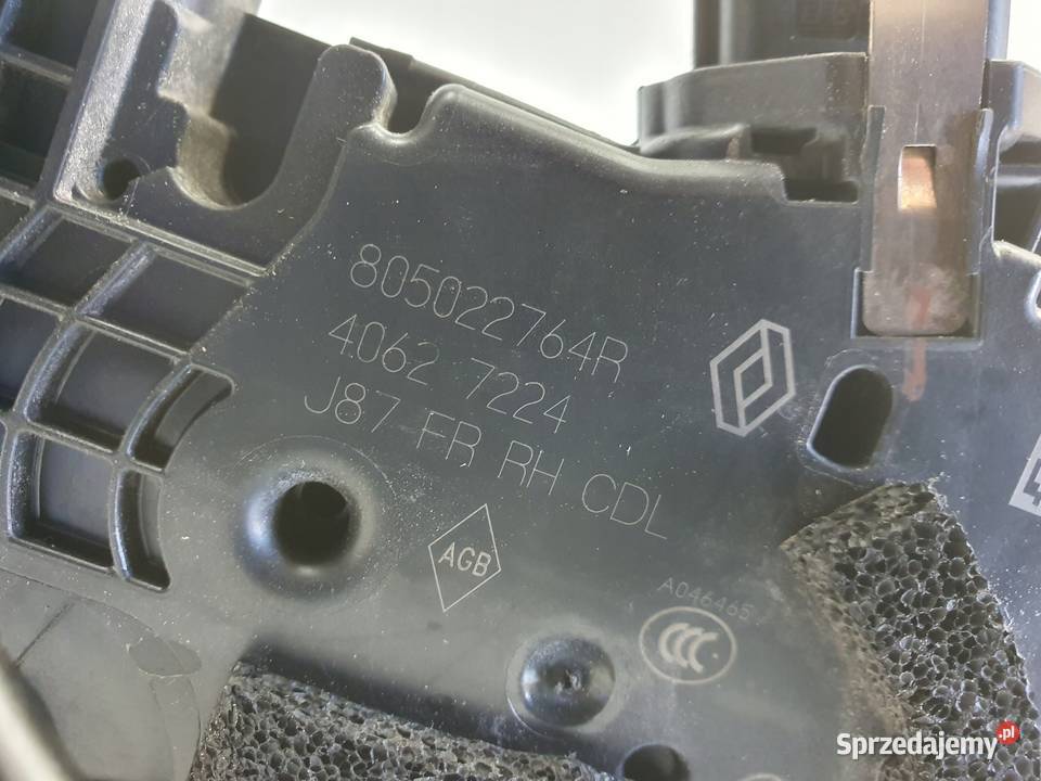 Renault Captur I 1319r ZAMEK DRZWI prawy przód osobowe Janów