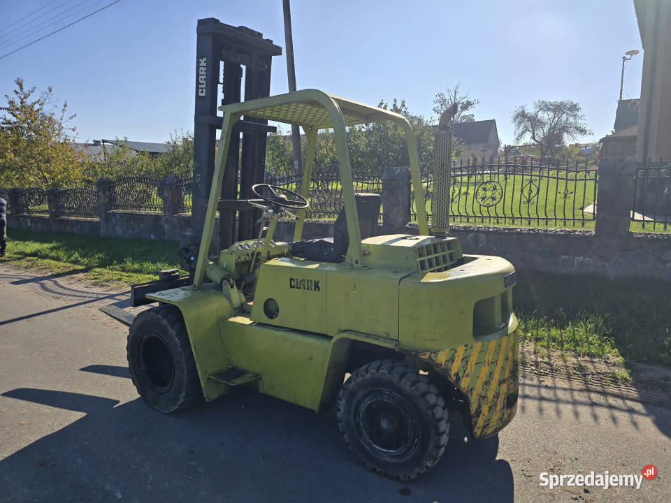 Wózek widłowy CLARK C500 Y70D 35 t 46 m diesel warmińsko-mazurskie Włosty