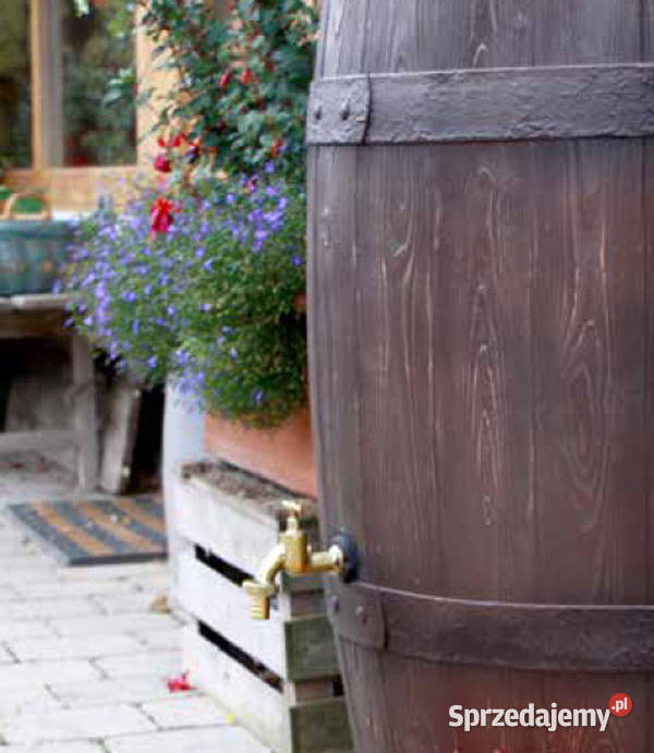 ZBIORNIKI NA WODĘ DESZCZOWĄ DEKORACYJNY BECZKA Wrocław