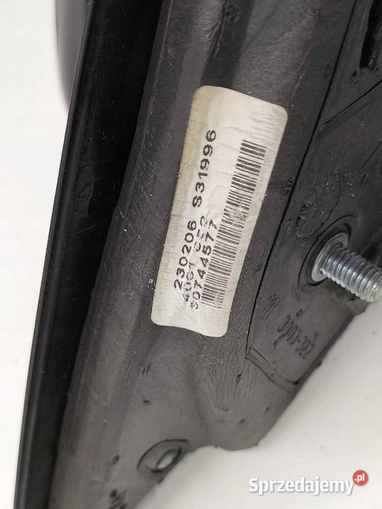 LUSTERKO PRAWE 8PIN EUROPA Volvo S40 II 20042012