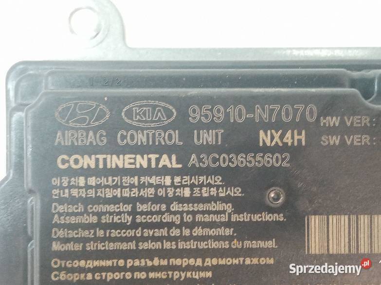 SENSOR AIRBAG 95910N7070 Hyundai Tucson IV 2020