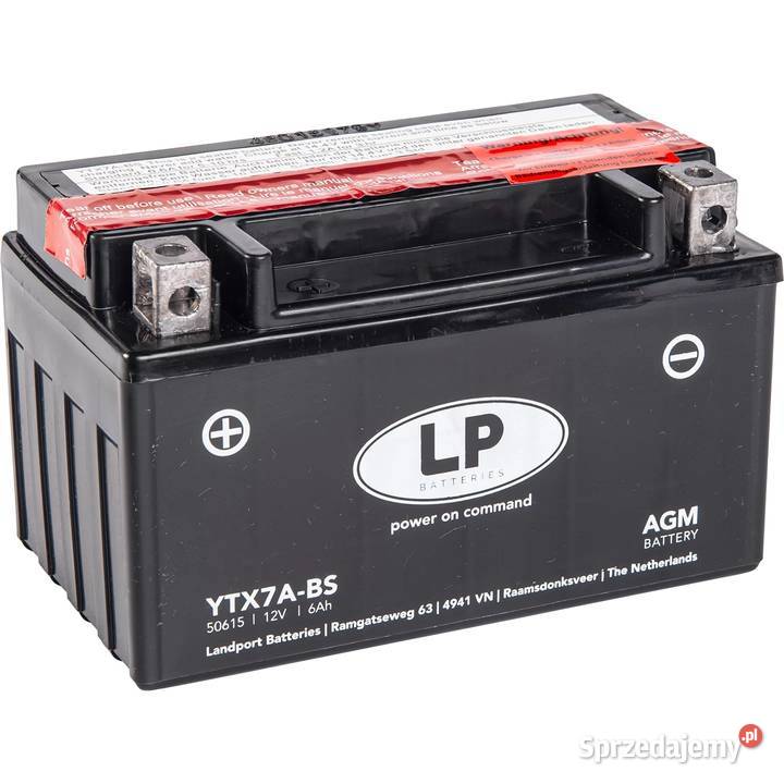 Akumulator motocyklowy Landport YTX7ABS 12V 6Ah Ruda Śląska sprzedam