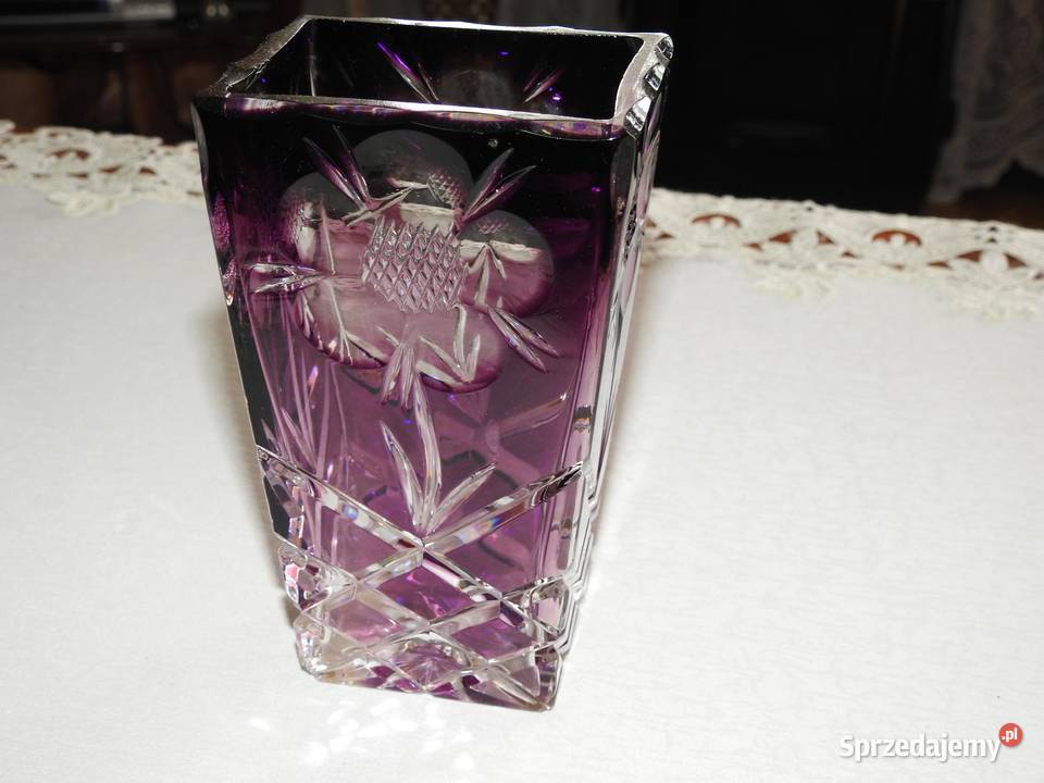 Wazon kryształowy Porcelana i szkło Przemyśl