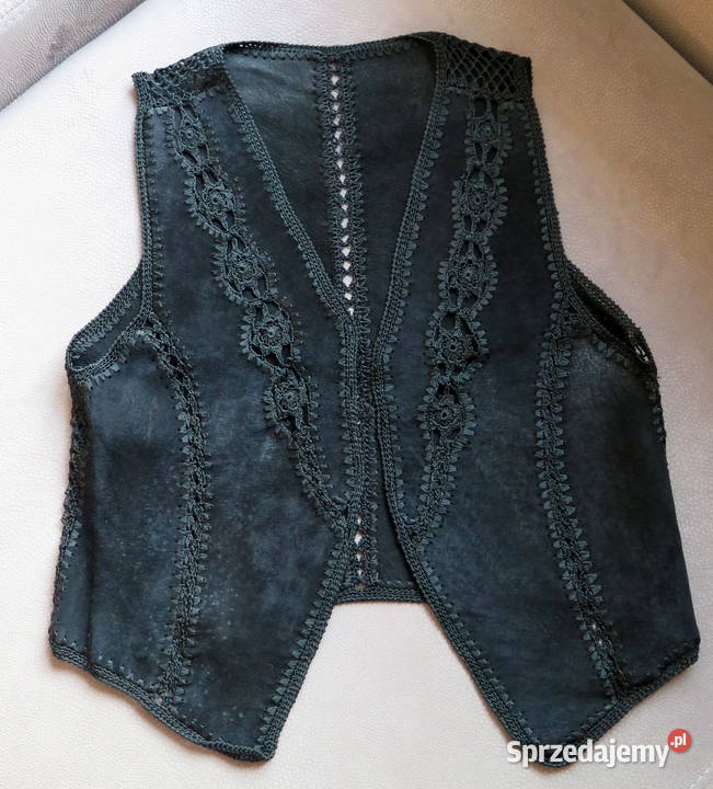 Piękna niepowtarzalna dekoracyjna kamizelka r M Komorniki sprzedam