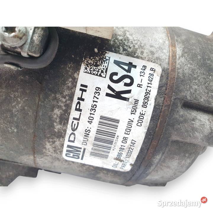 SPRĘŻARKA KLIMATYZACJI Opel Astra J Cruze 16 14 osobowe Chełm sprzedam