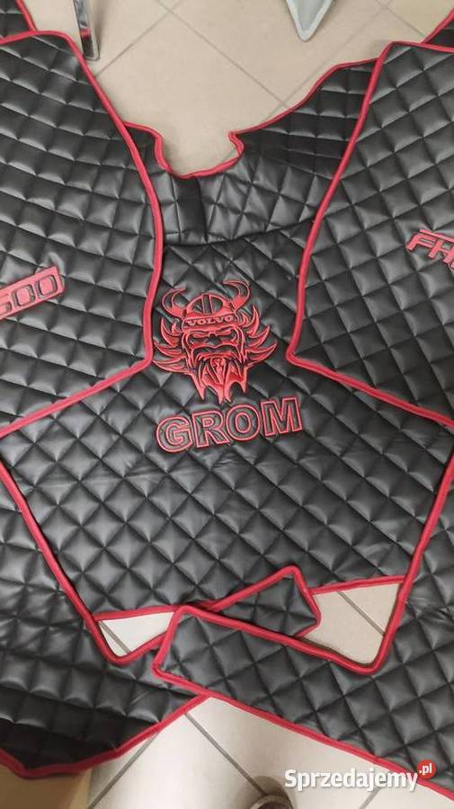 dywaniki do volvo eko skóra pikowana tir haft Pozostałe Łosice