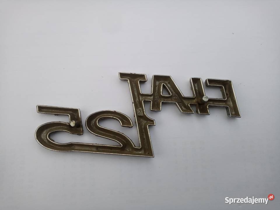 Fiat 125 oryginalny emblemat logo znaczek Oświęcim