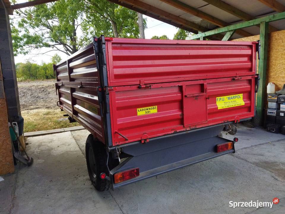 Przyczepa 35 tony MARPOL SUPER STAN nieuszkodzony małopolskie Chobędza sprzedam