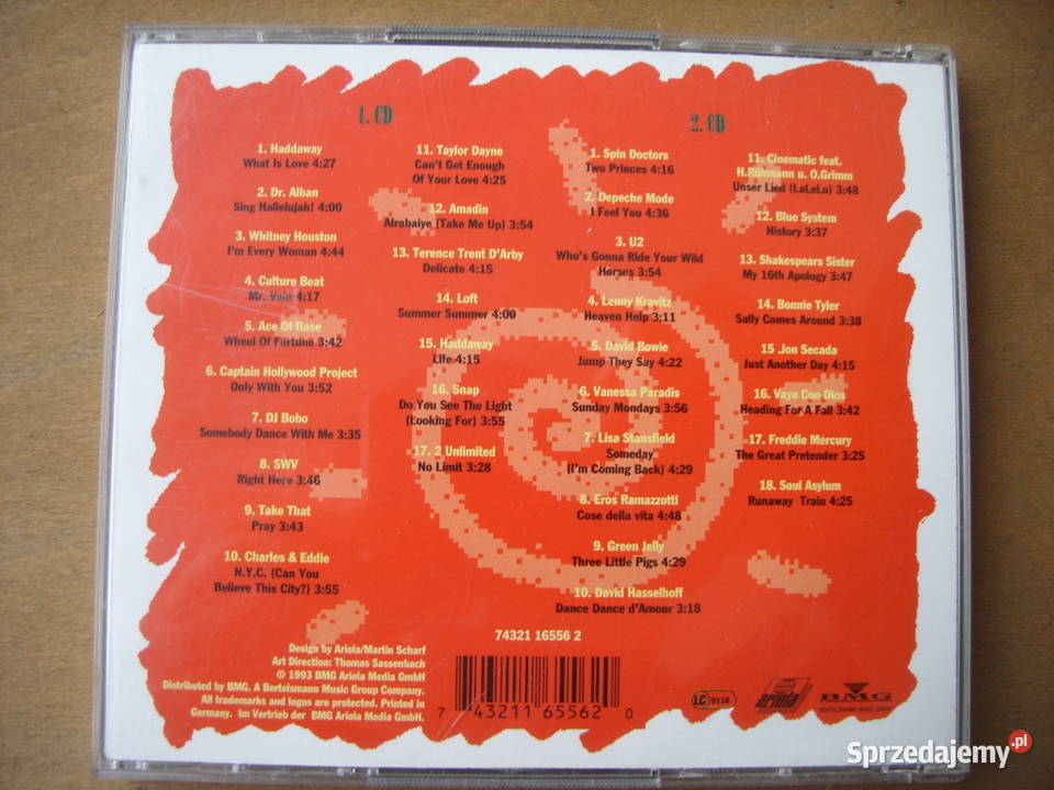 SKLADANKA CD INTERNSCIONATIONALE HITS 2 2 CD Wołów