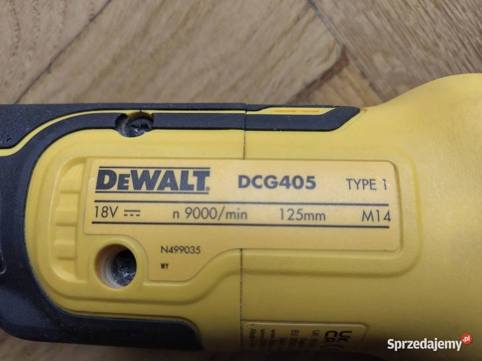 szlifierka kątowa DeWALT DCG405 warmińsko-mazurskie