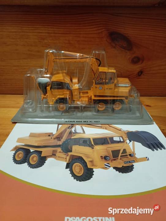 STAR 660 M2 K407 Koparka deagostini 143 Kultowe Modelarstwo