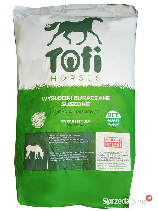 Tofi Horses niemelasowe wysłodki buraczane worek wielkopolskie Piła