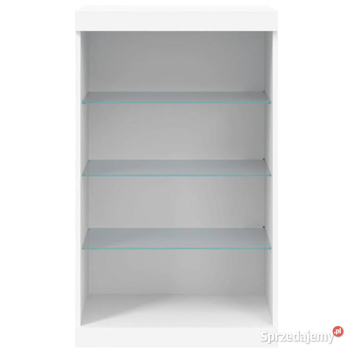 Szafka z oświetleniem LED biała 605x37x100 sprzedam