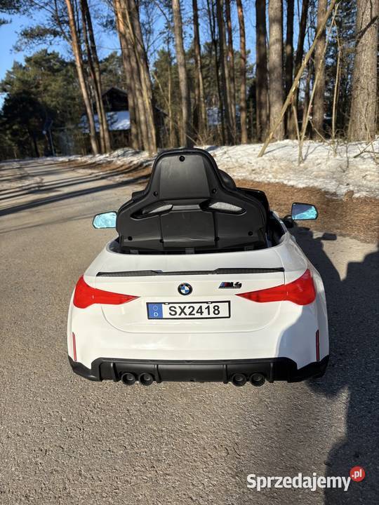 Samochód na akumulator BMW M4 12V pilot EVA LED Pozostałe Myślenice