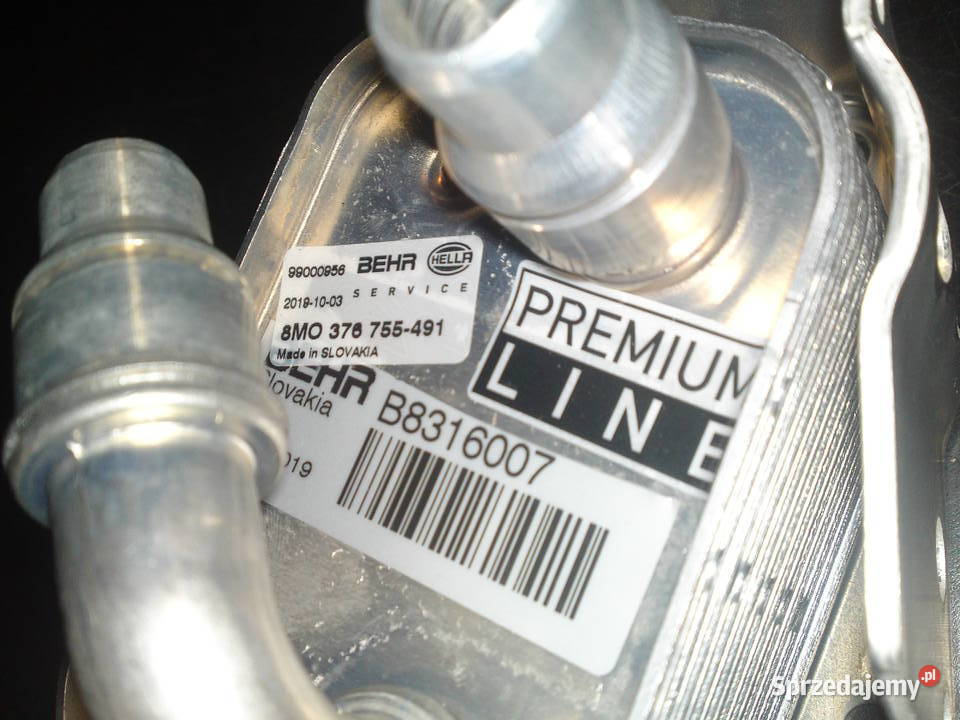 Chłodnica oleju Hella 8MO 376 755 491 BMW seria Wrocław