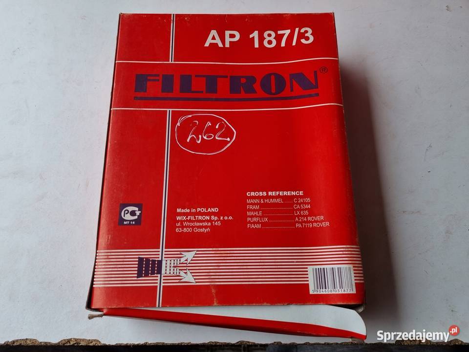 FILTR POWIETRZA Rover 200 II 18 TD 400 II 19 D osobowe Rudka sprzedam