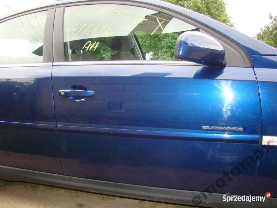 DRZWI PRAWE PRAWY PRZÓD OPEL VECTRA C Z 21B 4CU Parcice