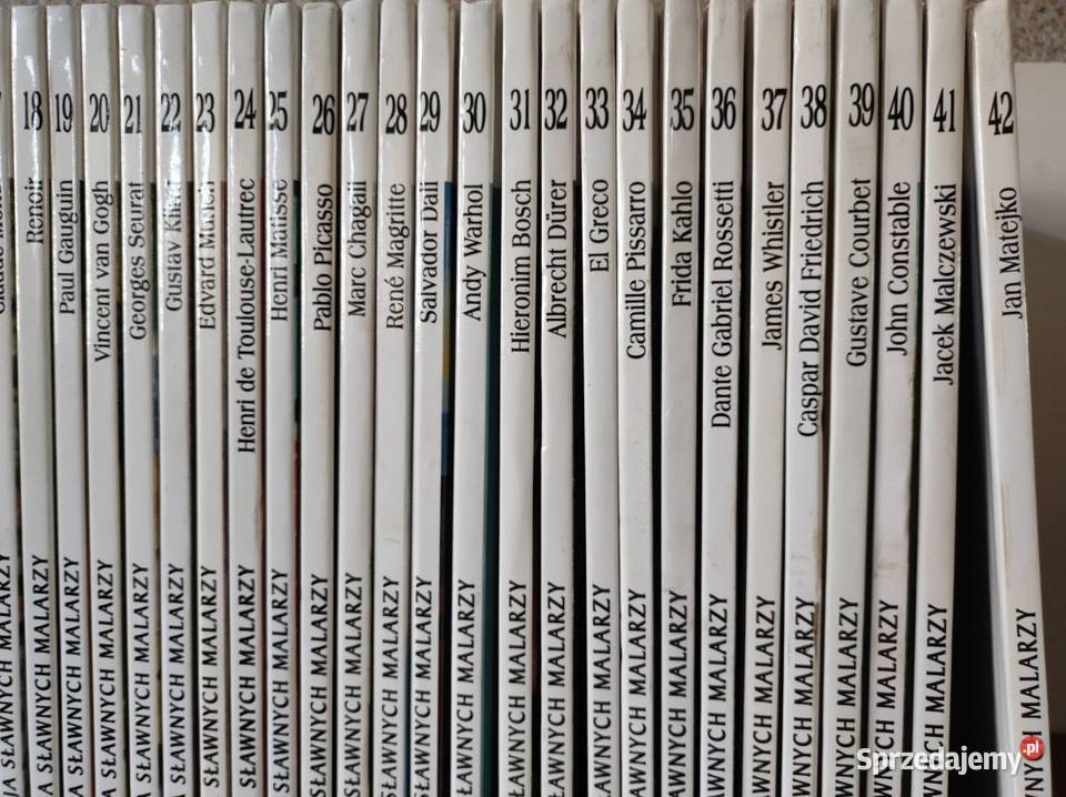 Wielka kolekcja sławnych malarzy 142 NOWE albumy świętokrzyskie Kielce
