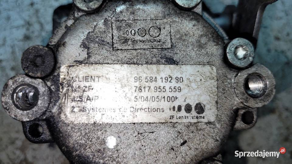 Pompa wspomagania Peugeot 407 mazowieckie Łagów