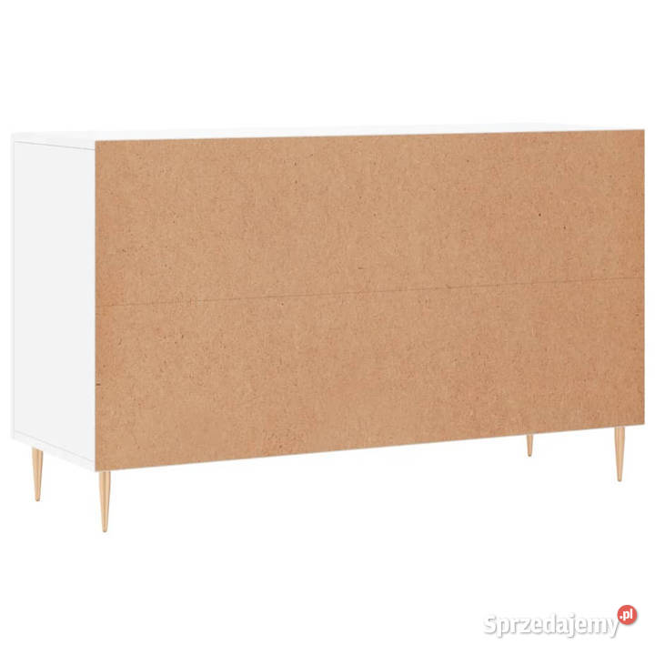Komoda biała z połyskiem 100x36x60 materiał Warszawa