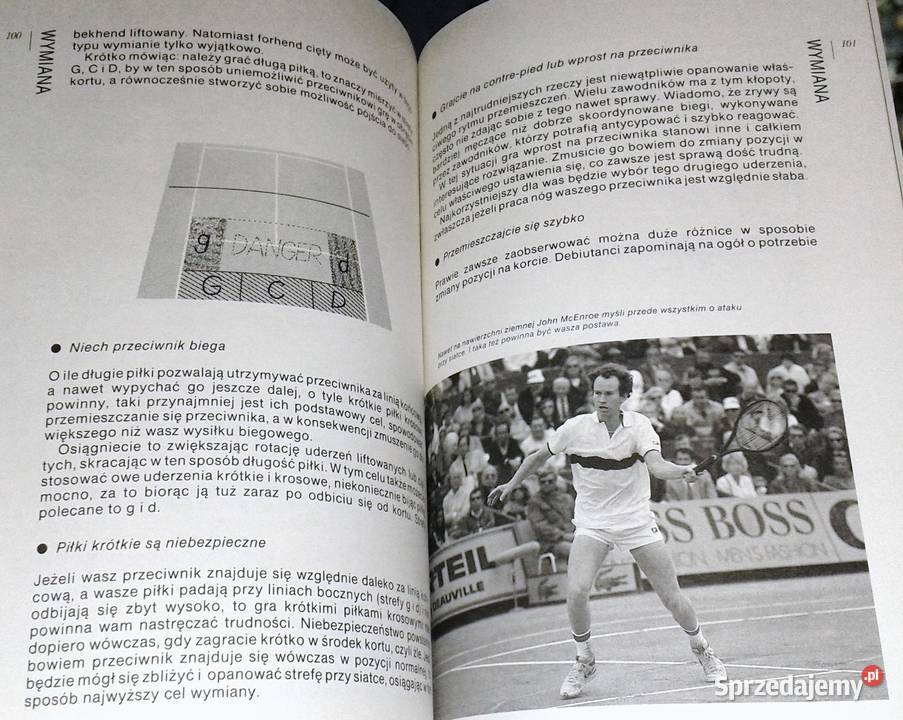 Tenis technika taktyka trening Georges Deniau Chełm sprzedam