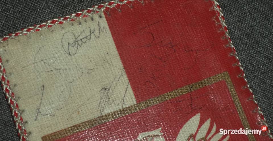 Autograf Piłkarska Reprezentacja Polski Piłka Piekary Śląskie