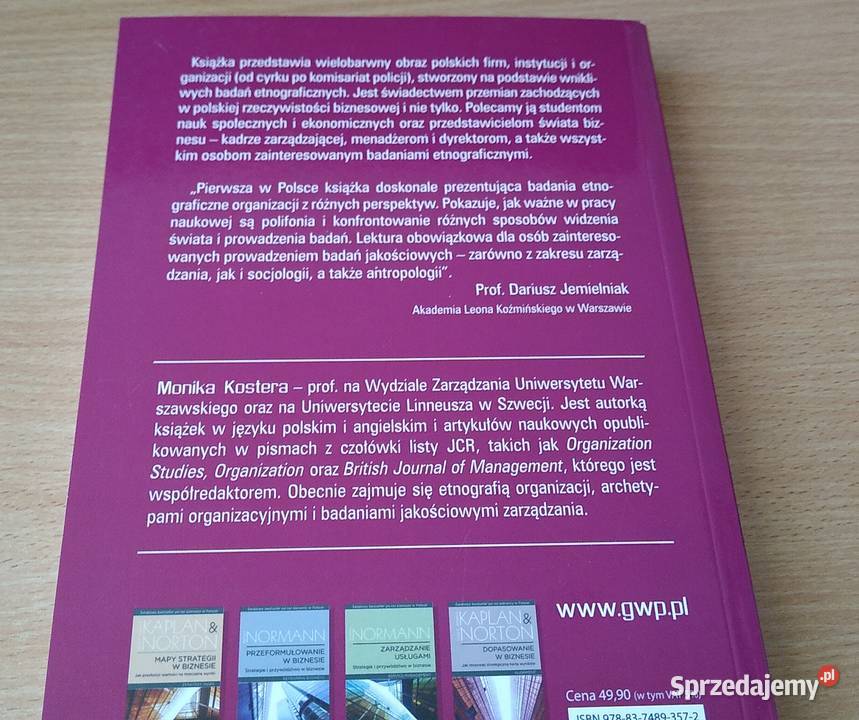 Etnografia organizacji badania polskich firm i pomorskie Gdańsk