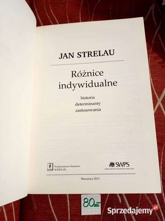 Różnice indywidualne Jan Strelau Poznań
