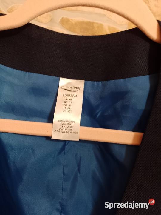 52 L Dimensions Granatowa kamizelka garniturowa Kraków