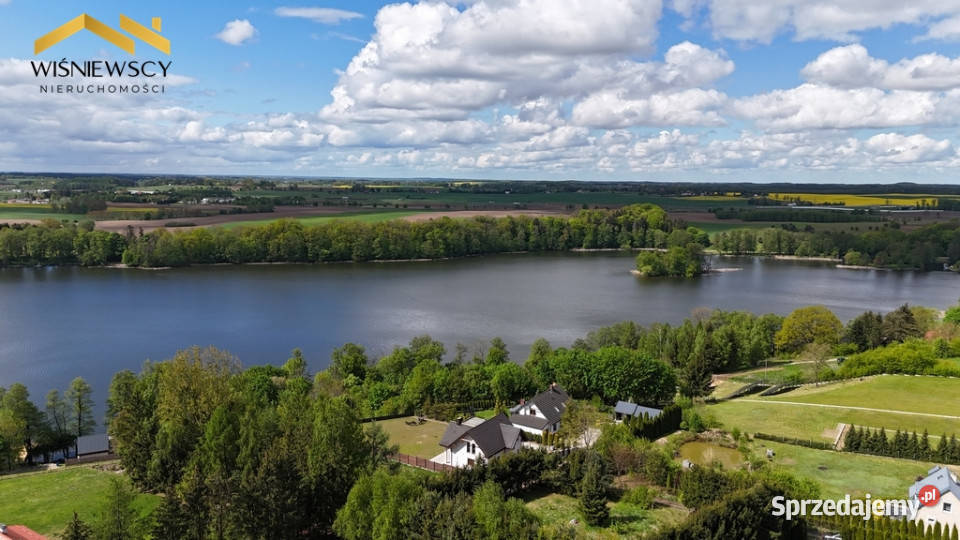 Dom 103 m w Wilamowie z widokiem na jezioro utwardzona