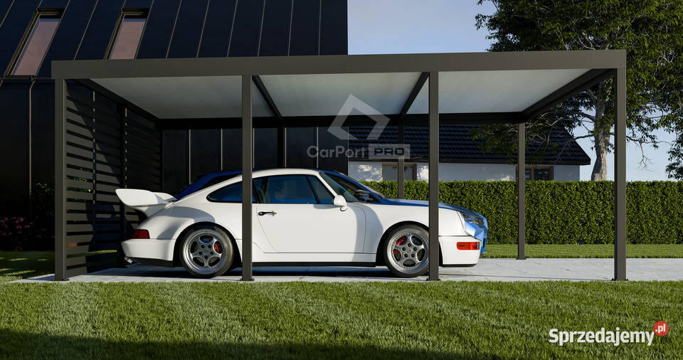 CarPort PREMIUM wiata samochodowa 6x55 antracyt Tarnów