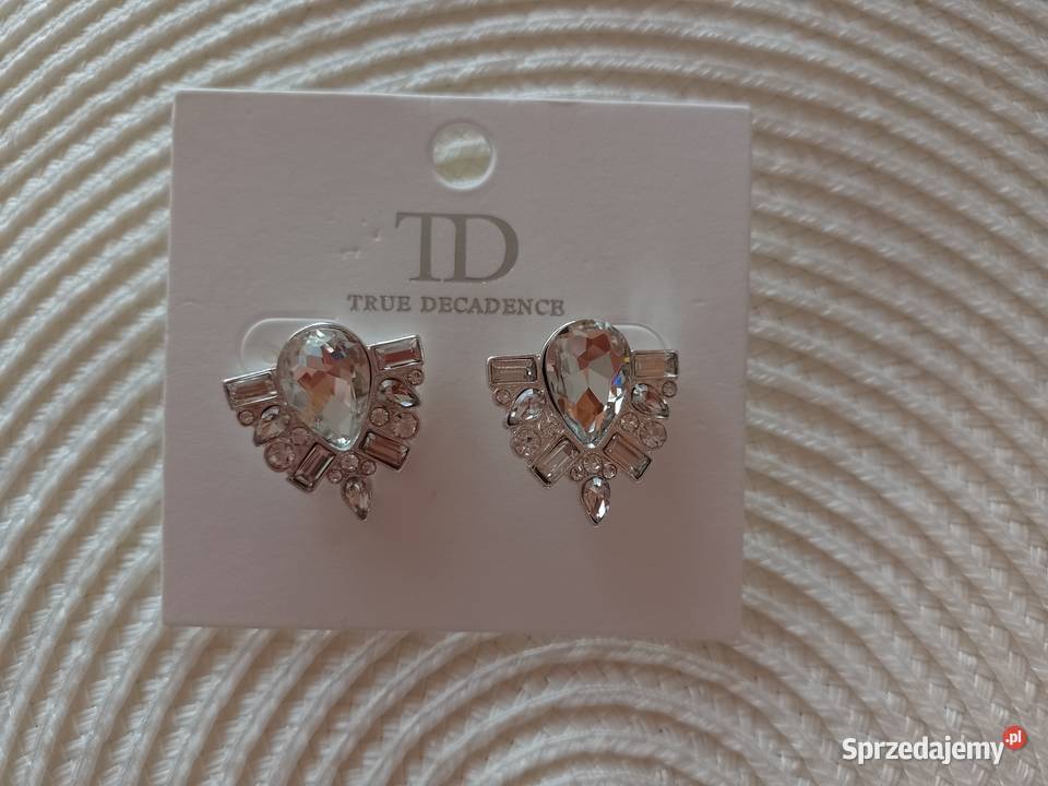 Bogato zdobione kolczyki Biznesowe z Londynu Kraków