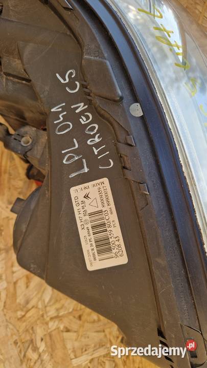 CITROEN C5 LIFT LAMPA PRZÓD PRZEDNIA LEWA EUROPA wielkopolskie Słowikowo sprzedam