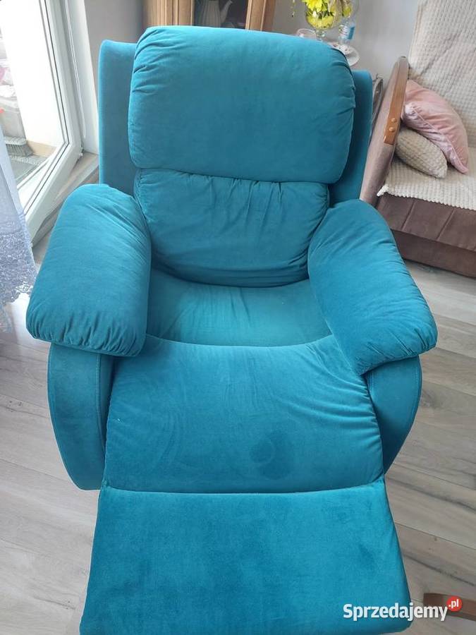 Fotel bujany duży wypoczynkowy z podnoskiem Starogard Gdański