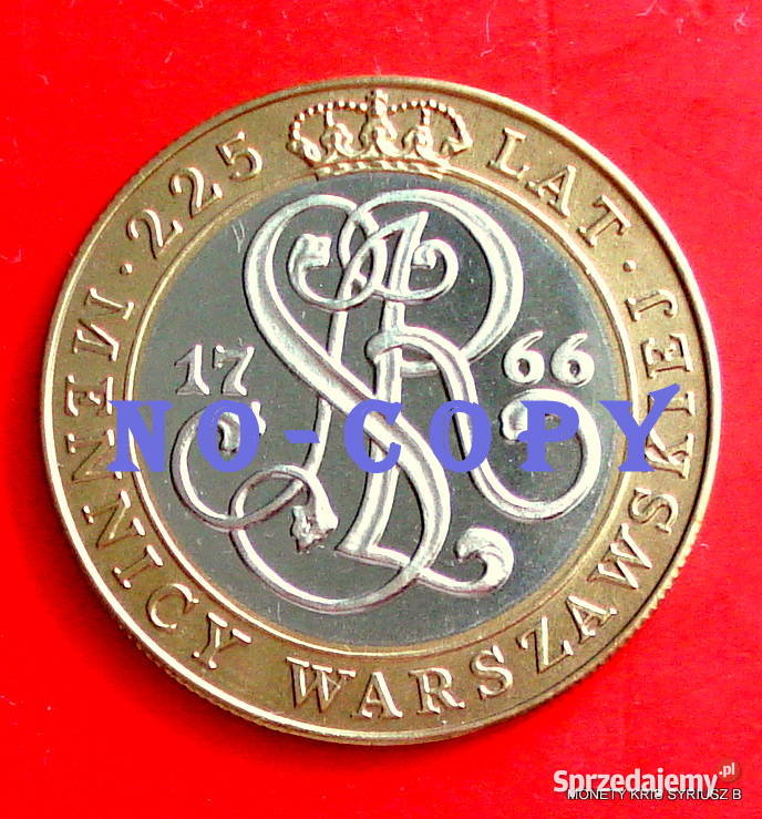 20000 1991r 225 Lat Mennicy Warszawskiej Wrocław