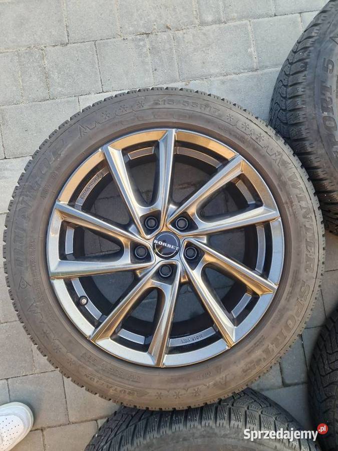 Alufelgi Koła zimowe BORBET 5X112 21555r17 pomorskie Starogard Gdański