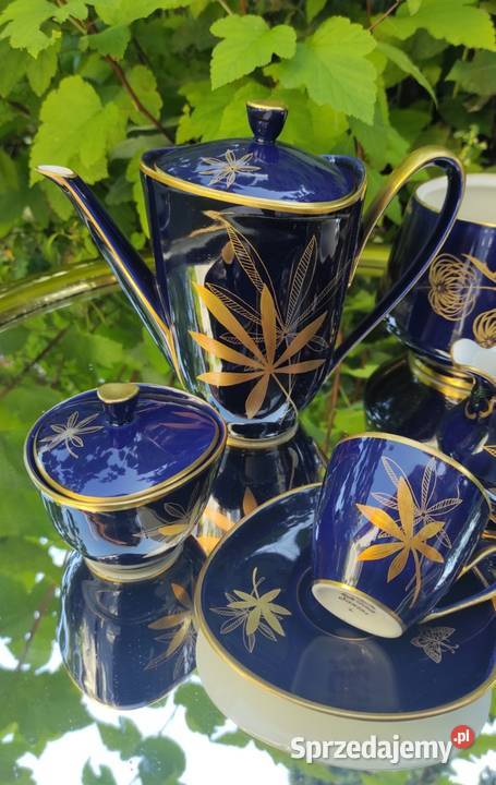 Lindner PorzellanEcht Cobalt poł XX w Pabianice