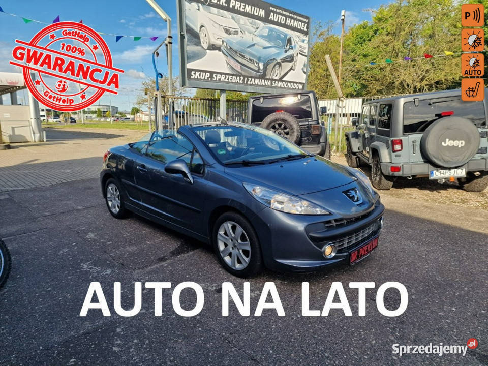 Peugeot 207 CC 16 Benzyna 120 Cabrio Klima isofix