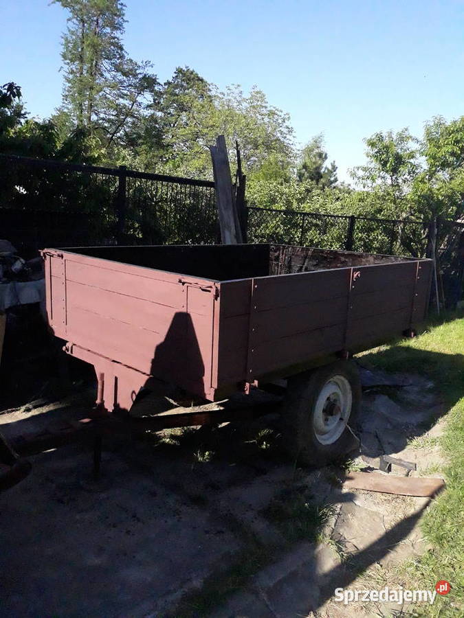 Solidnie wykonana przyczepa do traktora Pozostałe Czechowice-Dziedzice
