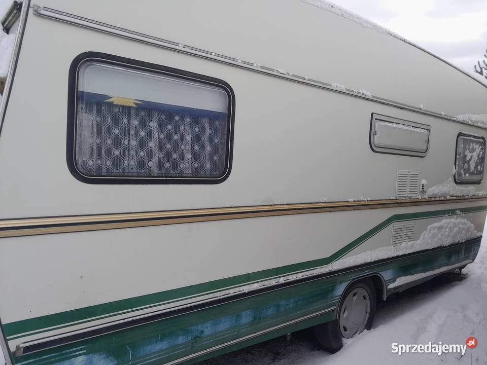 Przyczepa kempingowa z przeznaczeniem na działkę Sieradz
