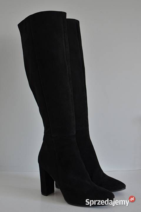 ELEGANCKIE ZAMSZOWE kozaki Bruno Premi na Kozaki