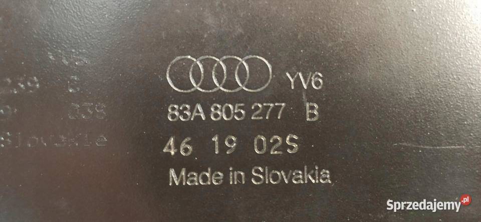 AUDI Q3 PODSZYBIE 83A805277B
