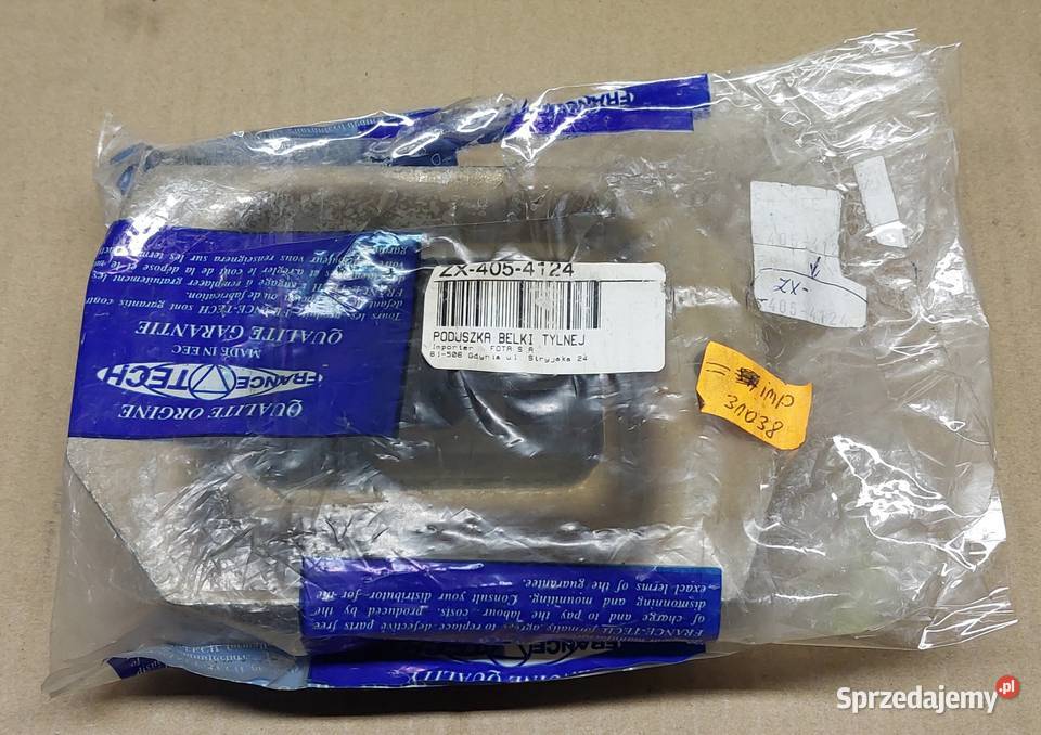 PODUSZKA TYLNEJ BELKI PEUGEOT 405 4X4 515125 Mielęcin