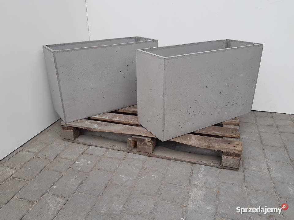 Donica betonowa 80x30x50 Różne rozmiary i kolory impregnacja