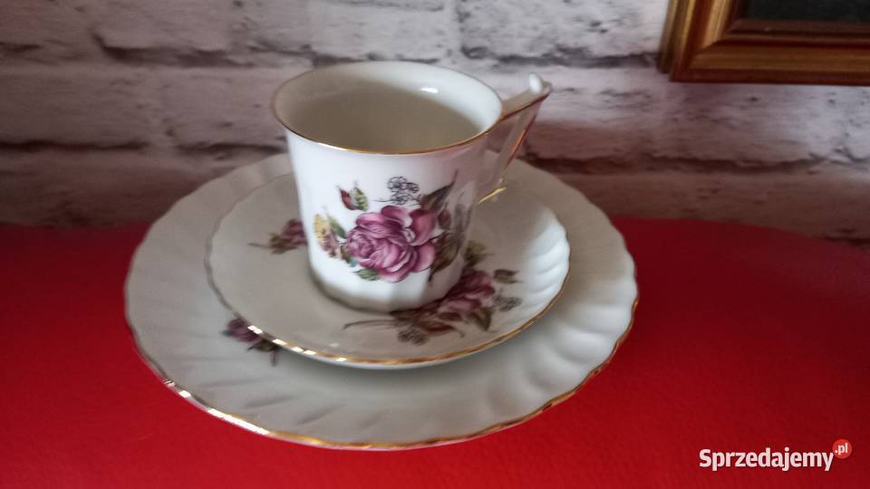 Trio fajny prezent stara porcelana Warszawa