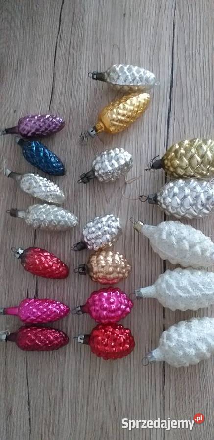 Bombki szyszki prl Przedbórz