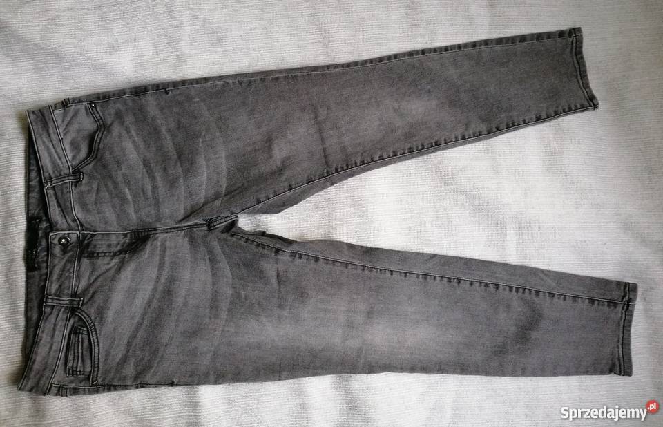 SPODNIE JEANSOWE SKINNY NEXT R16 44JASNOSZARE Łódź