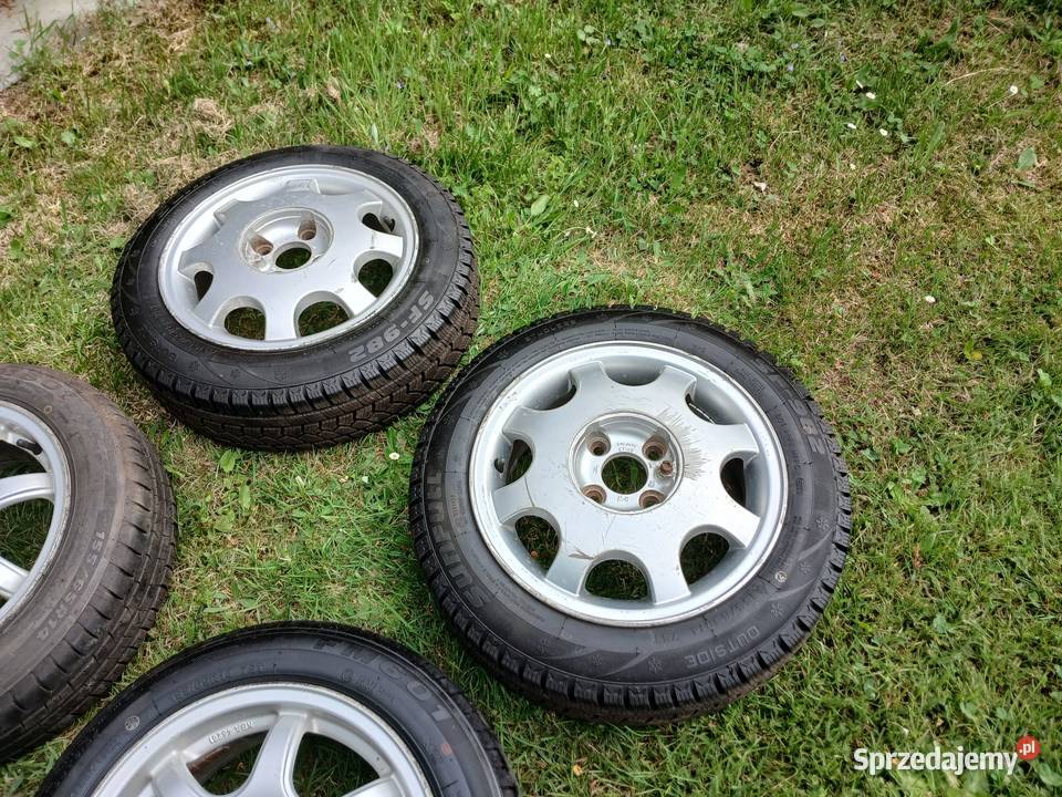 2 oryginalne felgi aluminiowe 55J x 14 GM OPEL Średnica 14"